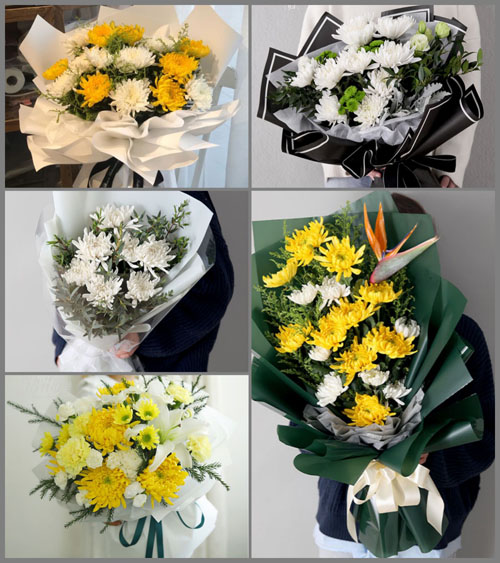 福建福州闽侯县南通镇银安村白事花束代送
